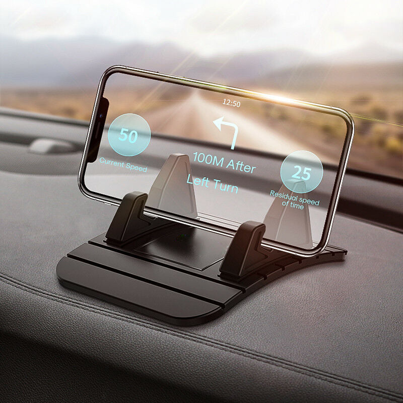 Support de téléphone compact pour tableau de bord, fixation antidérapante pour véhicule