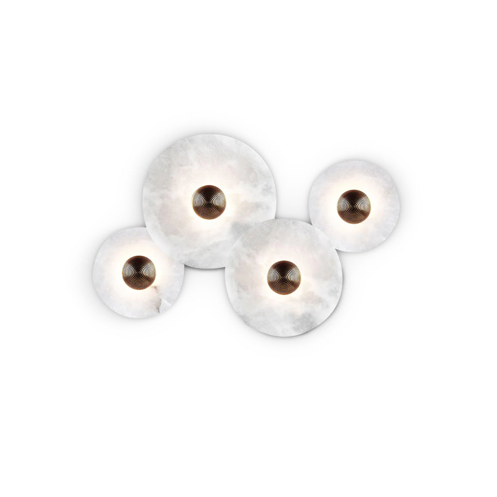 Decorative Round LED Wall Light, Gentle Flush Mount Fixture