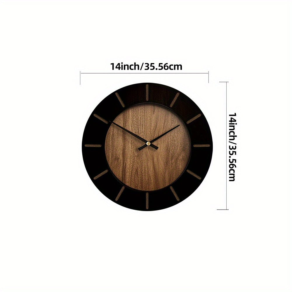 Serenity Timepiece – Tyst väggklocka i trä för elegant hemkänsla | ribuella