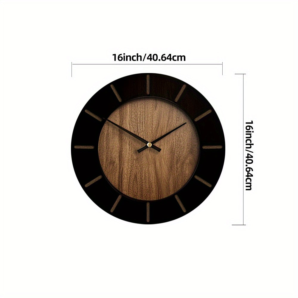 Serenity Timepiece – Tyst väggklocka i trä för elegant hemkänsla | ribuella