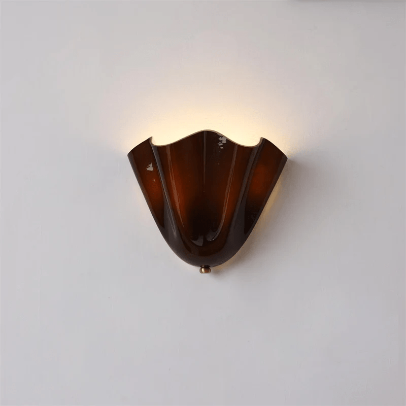 Applique murale sculpturale Petalia - forme organique et lumière d'ambiance