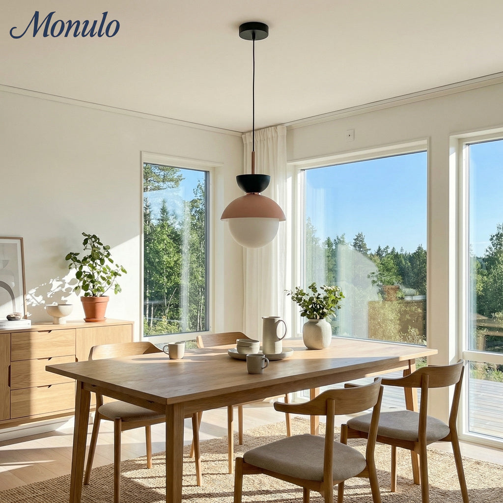 Frovela Minimalist Nordic Macaron Pendant Lamp — Rounded Form And Clean Surfaces