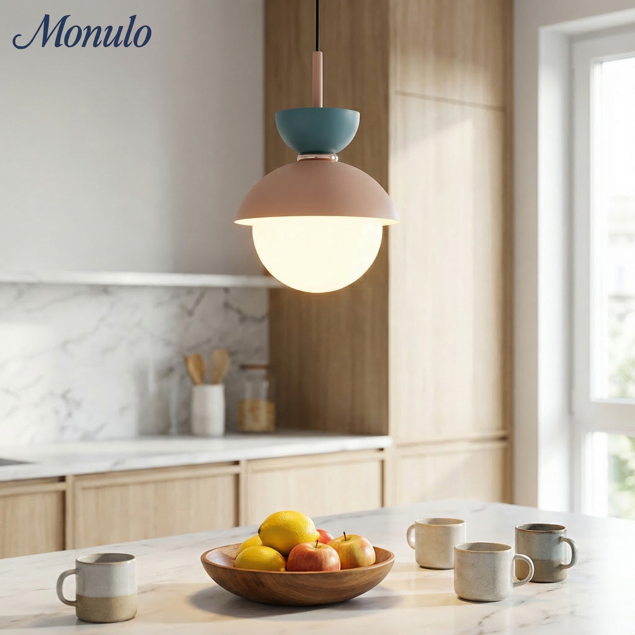 Frovela Minimalist Nordic Macaron Pendant Lamp — Rounded Form And Clean Surfaces