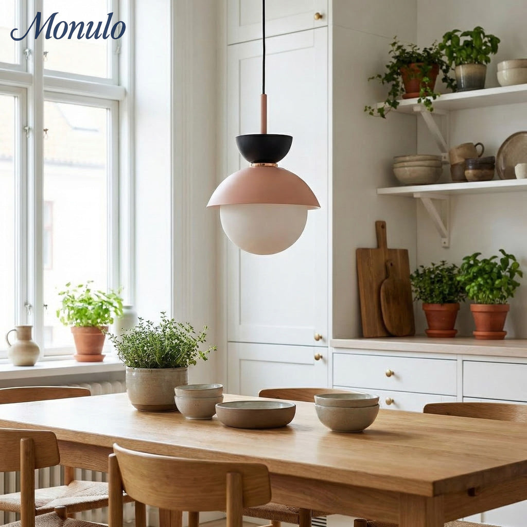 Frovela Minimalist Nordic Macaron Pendant Lamp — Rounded Form And Clean Surfaces