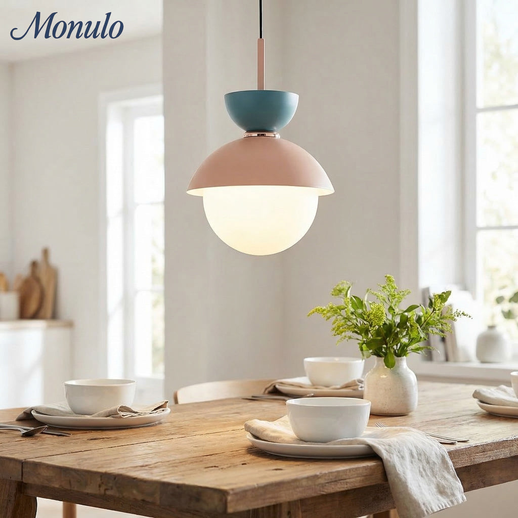Frovela Minimalist Nordic Macaron Pendant Lamp — Rounded Form And Clean Surfaces