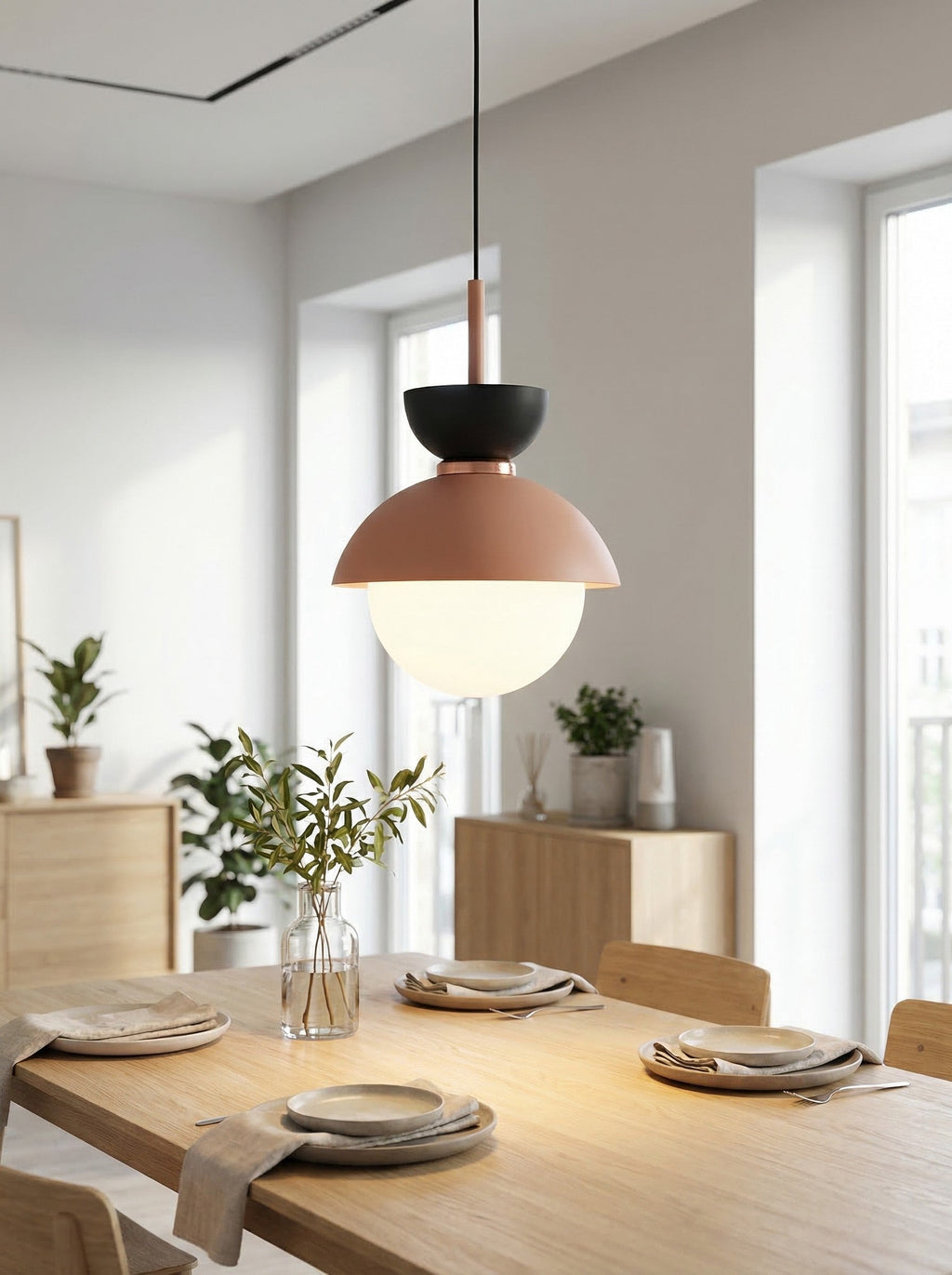 Frovela Minimalist Nordic Macaron Pendant Lamp — Rounded Form And Clean Surfaces