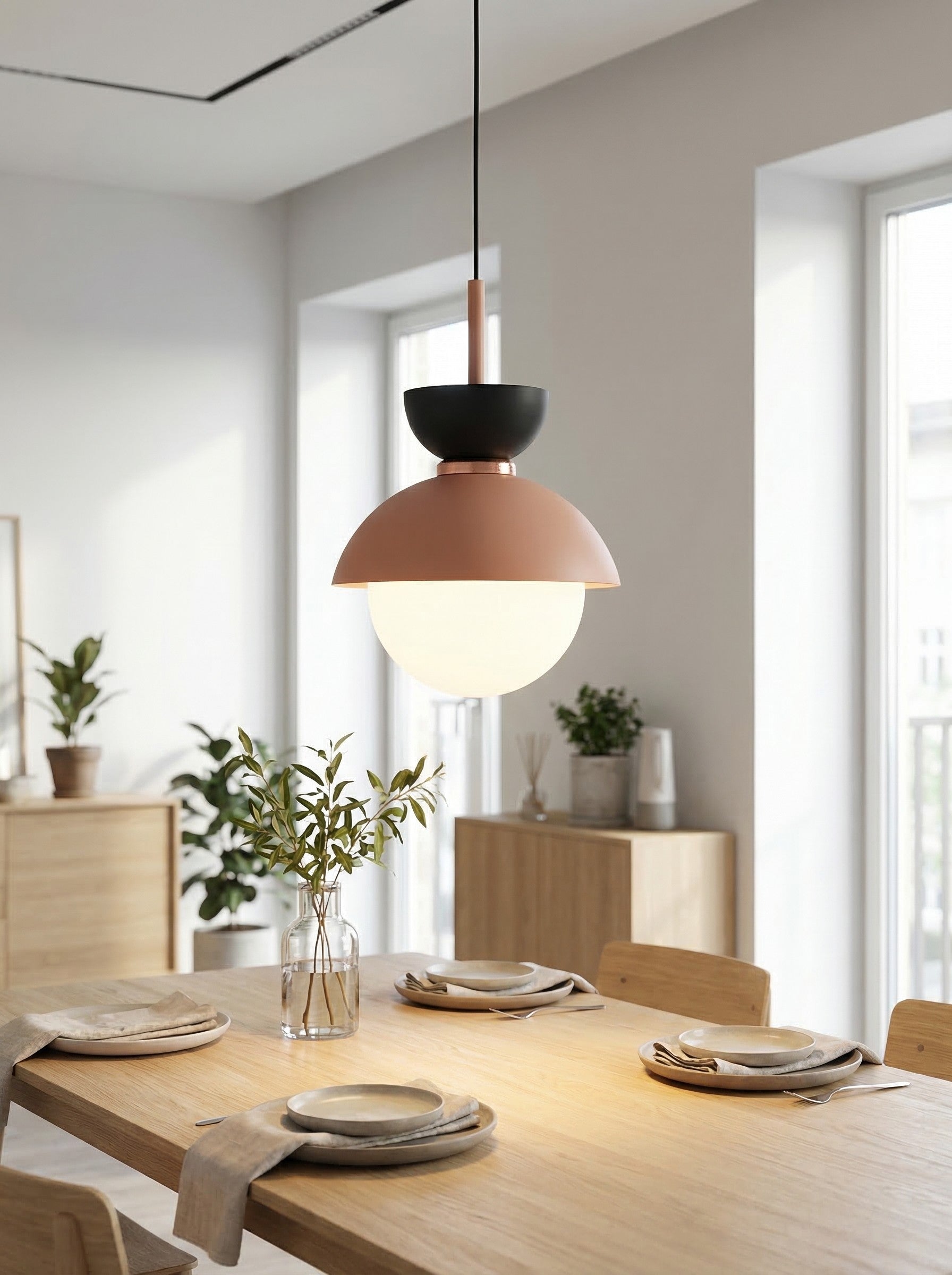 Frovela Minimalist Nordic Macaron Pendant Lamp — Rounded Form And Clean Surfaces