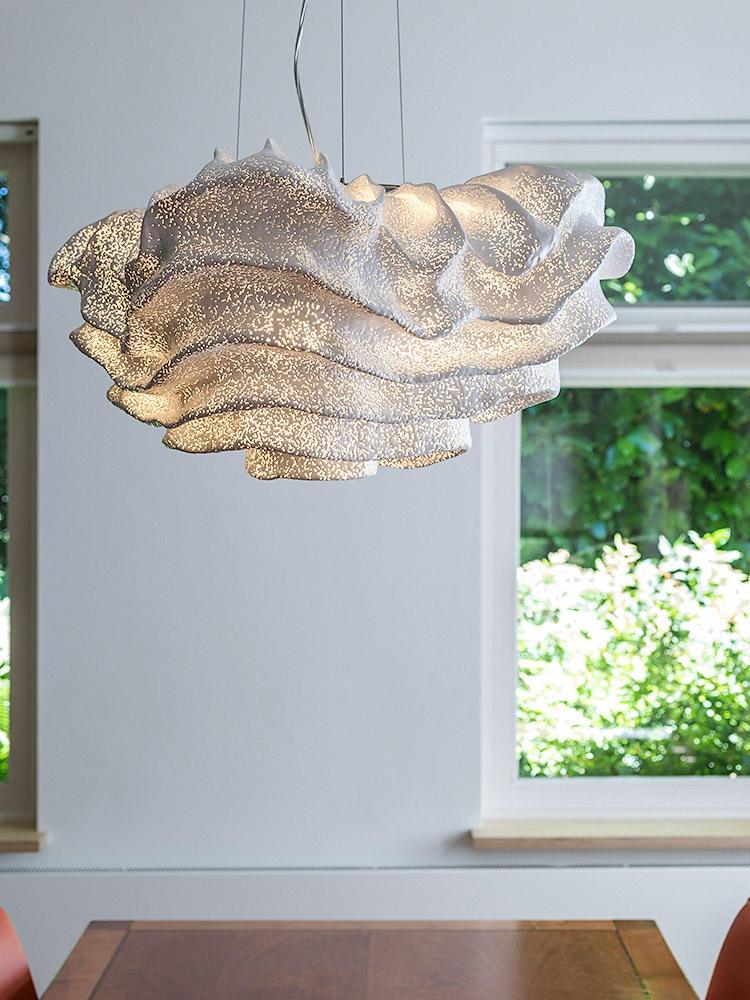 Forsyth Pendant Lamp — Three Diameter Sizes, Soft Cloudlike Glow, Contemporary Silhouette