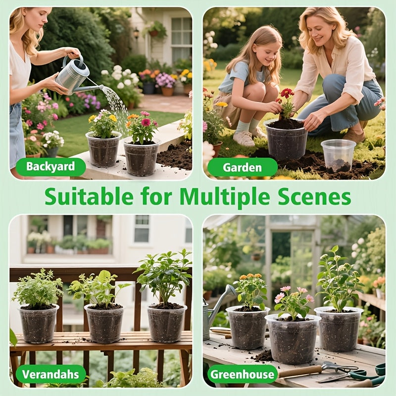 ROOTVIEW GARDEN SET – Clear Pots for Effortless Root Observation | ribuella