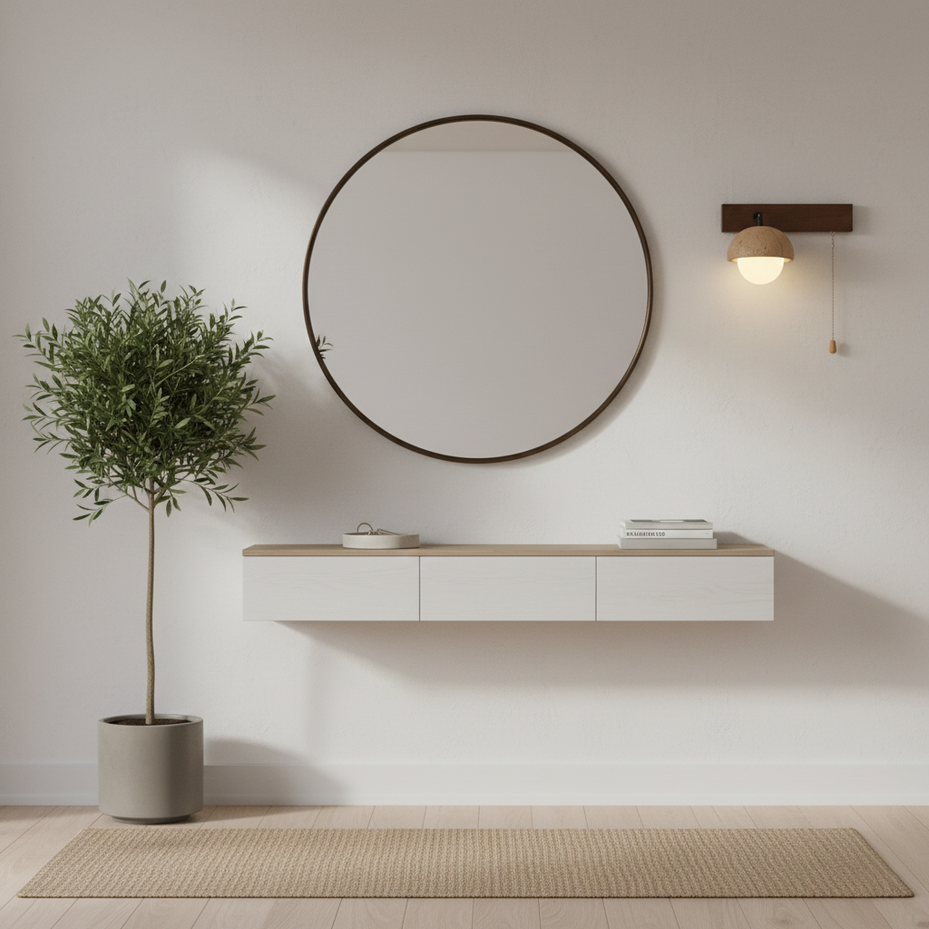 Gabin Wall Lamp, Minimalist Hardwired Fixture, AC 110V G4 Socket Base