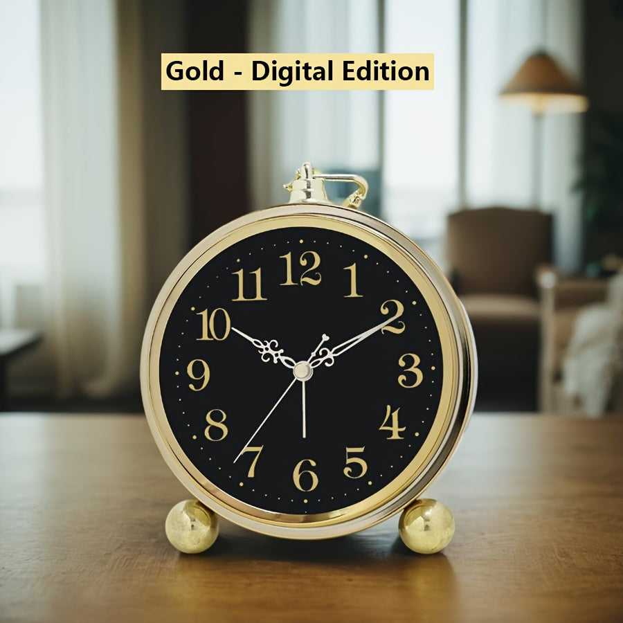 Timeless European-Style Silent Desk Clock for Peaceful Spaces | ribuella