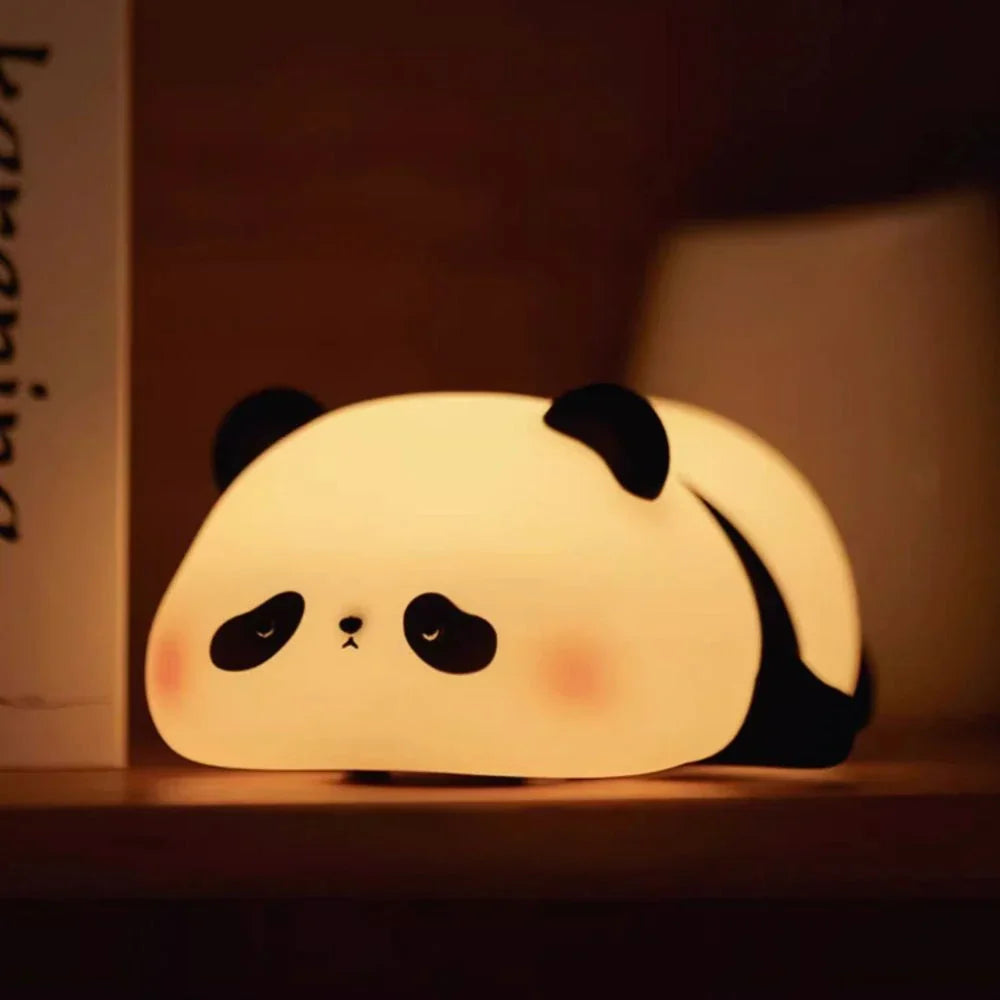 Zusammendrückbare LED-Nachtlampe - Einstellbare Helligkeit und automatischer Sleep-Timer