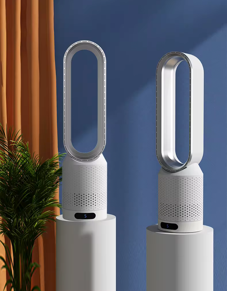 Purificador de aire con ionización UV y función de oscilación a varias velocidades