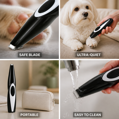 Ultra-Quiet Safety Blade Pet Trimmer | ribuella