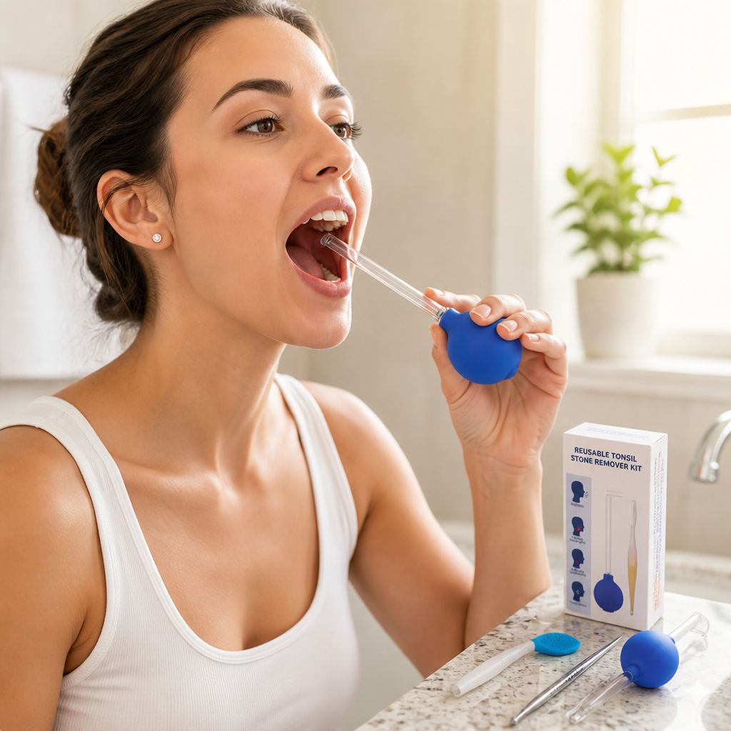 Reusable Long Glass Suction Tonsil Stone Remover (Set of 3) | ribuella