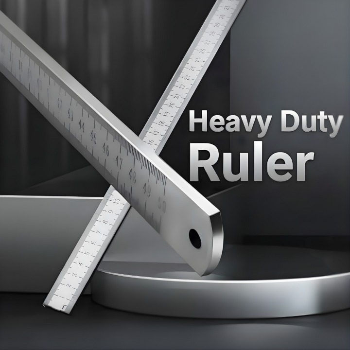 סרגל מדידה מפלדה – סימונים חרוטים בלייזר ועמידים לאורך זמן | ribuella