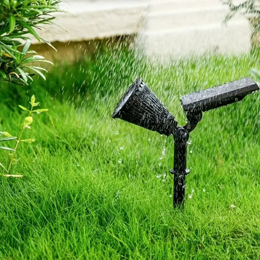 太阳能LED庭院灯，可调节防水射灯，多种颜色可选