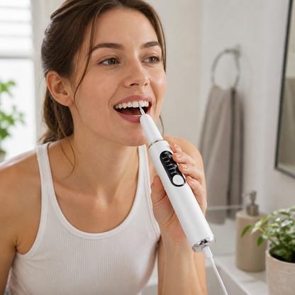 USB-C Rechargeable Dental Plaque Cleaner (2 Replaceable Heads) | ribuella