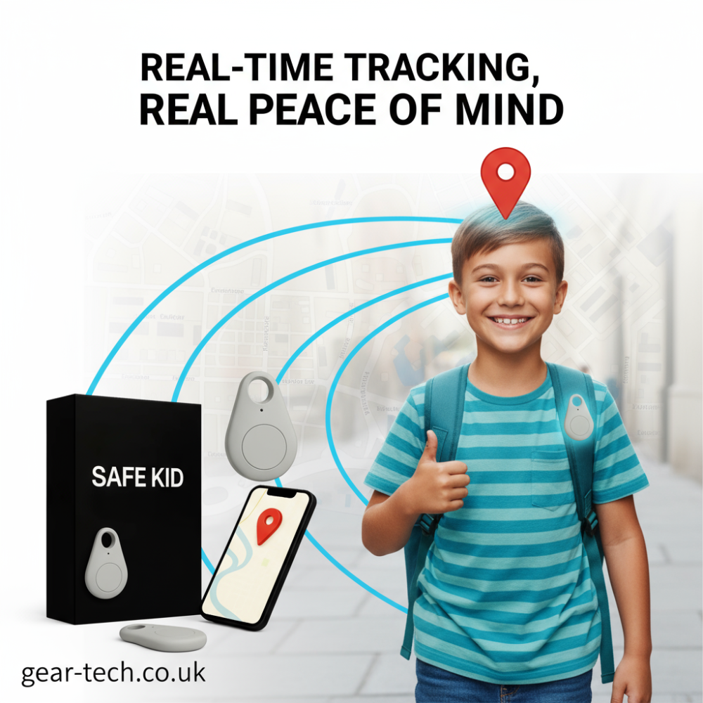 جهاز تحديد موقع الطفل عبر GPS في الوقت الفعلي - تصميم مقاوم للماء وهيكل مدمج