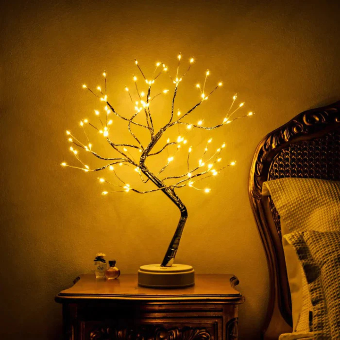 Aurelle Sculptural Geometric Table Lamp With 108 Integrated LEDs