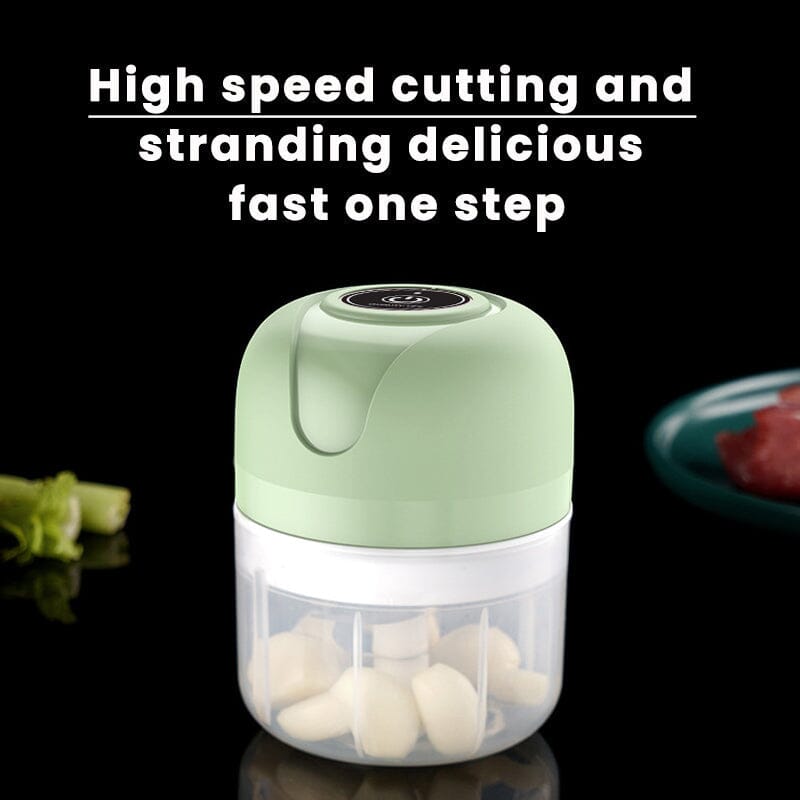 USB Rechargeable Garlic Chopper – Electric Food Processor | ribuella