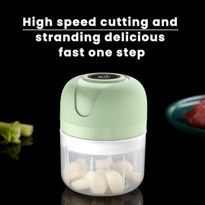 USB Rechargeable Garlic Chopper – Electric Food Processor | ribuella