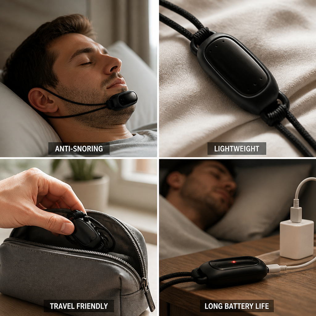 Sensor-Activated Gentle Vibration Anti-Snore Device | ribuella
