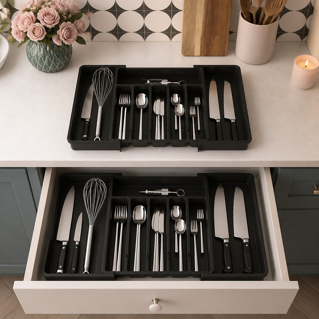 ShiftNest Adjustable Organizer | Finally Enjoy a Perfectly Neat Drawer That Brings You Daily Calm | ribuella