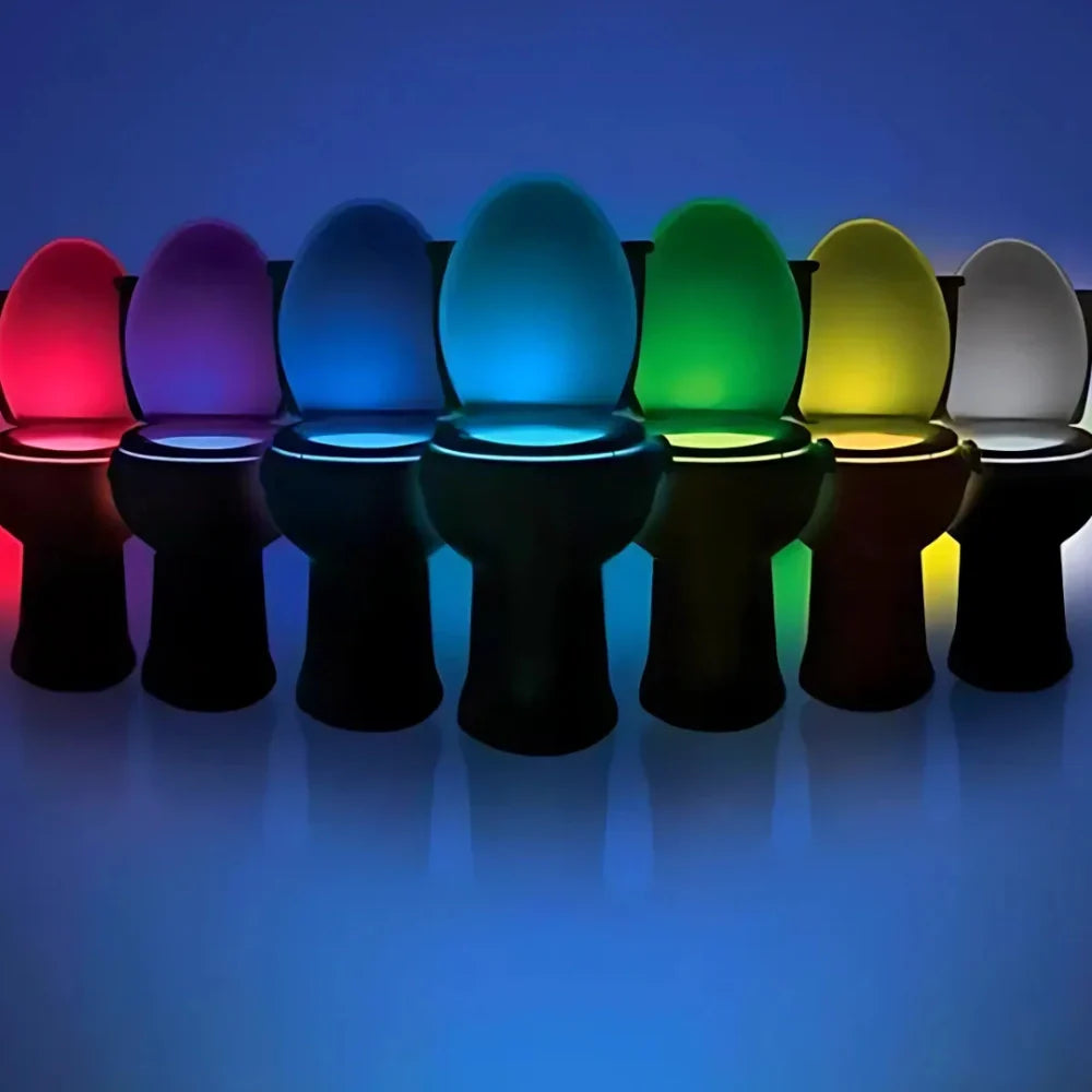 Smart LED-natlampe med bevægelsesaktivering, automatisk toiletsensor og belysning