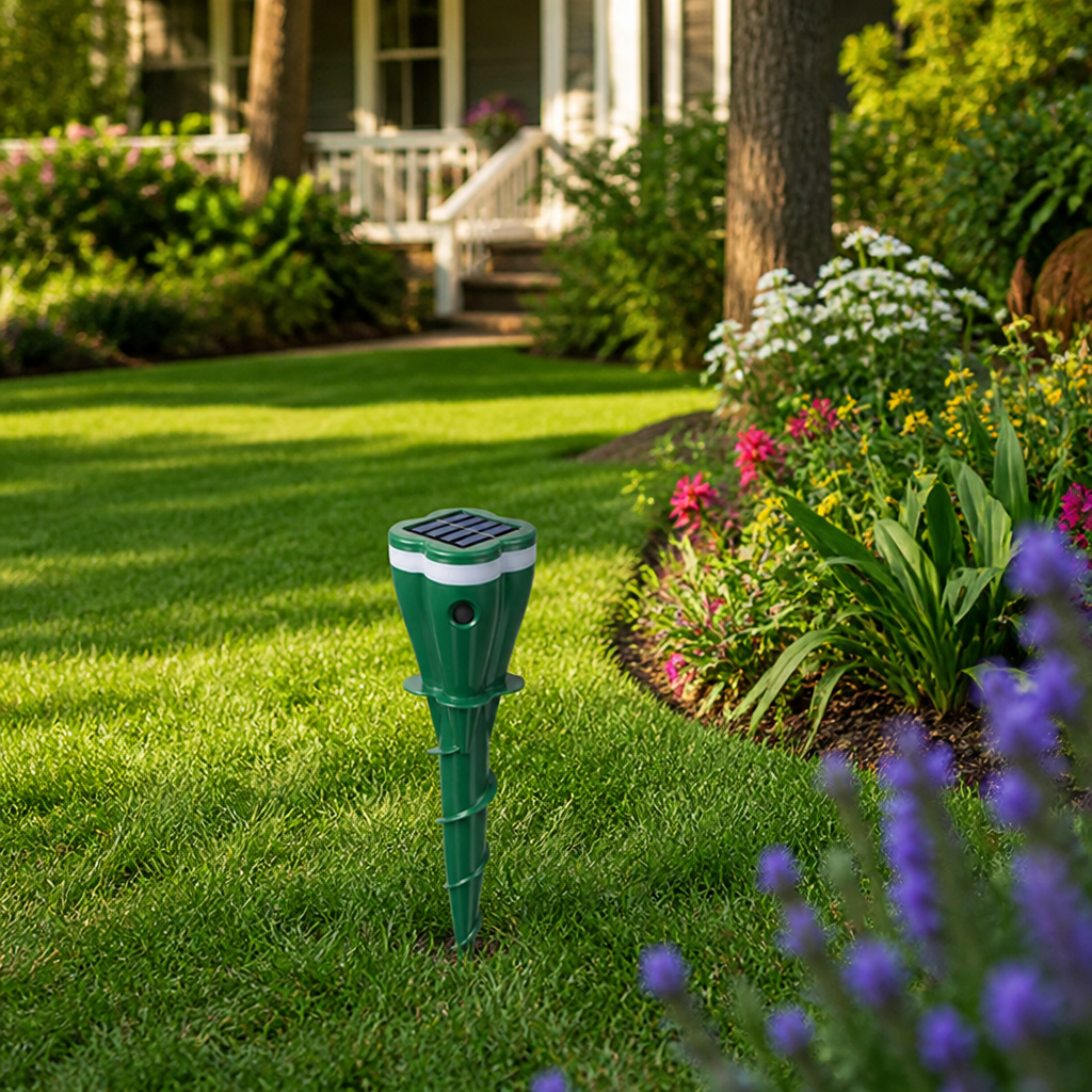 TerraGuard | Quiet Solar Power That Banishes Moles and Revives Your Garden’s Glory | ribuella