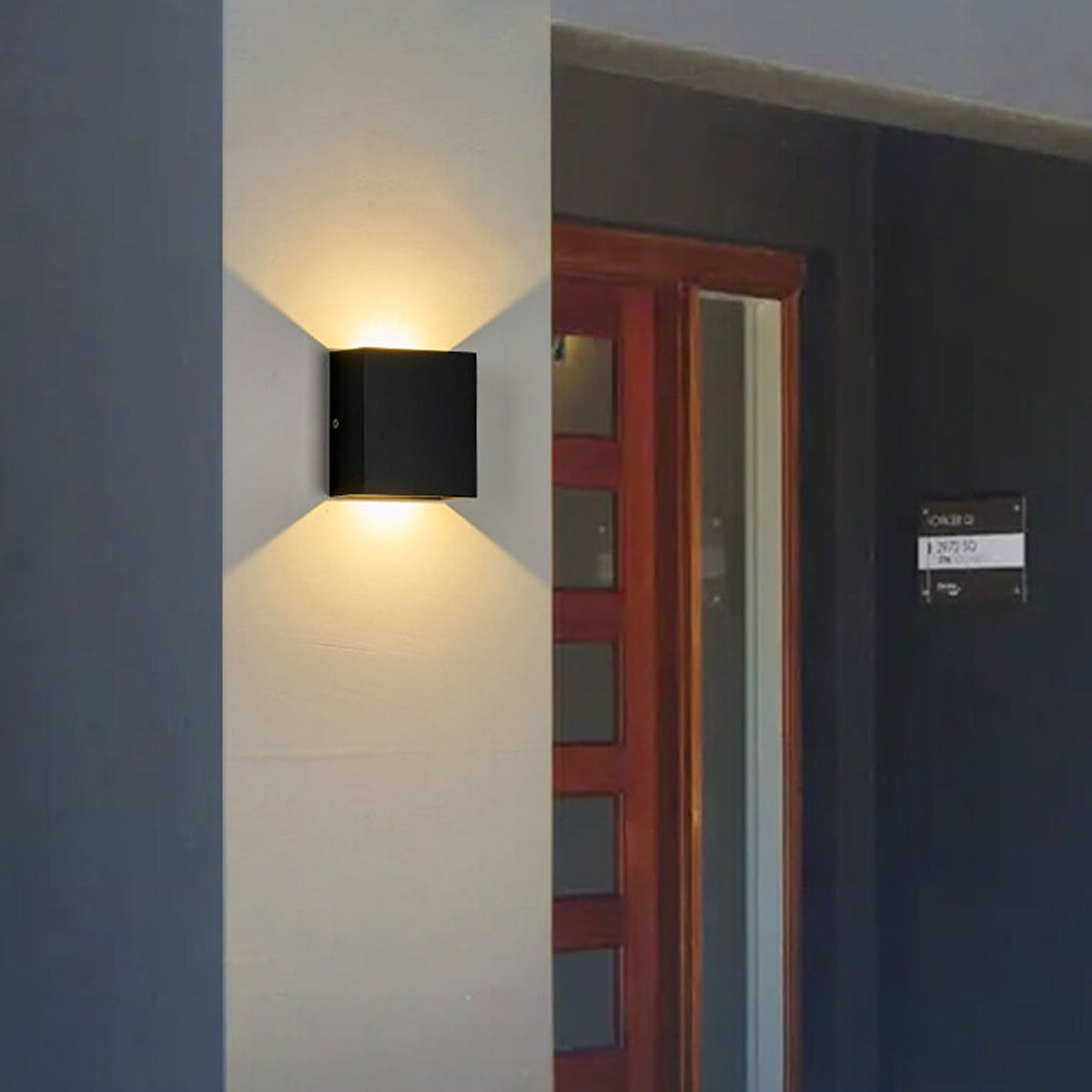 LED-wandlamp voor buiten met bewegingssensor en instelbare lichtsterkte