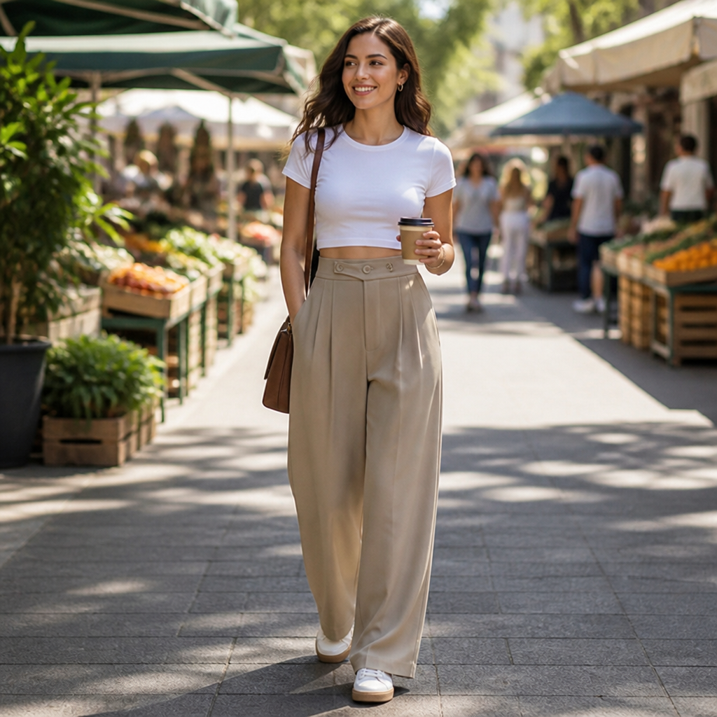 Reviera Wide Pants | Sculpt Your Curves and Move with Effortless Confidence All Day | ribuella