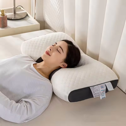 Supportive Neck Relief Pillow - Adaptive Memory Foam - Breathable Comfort | ribuella