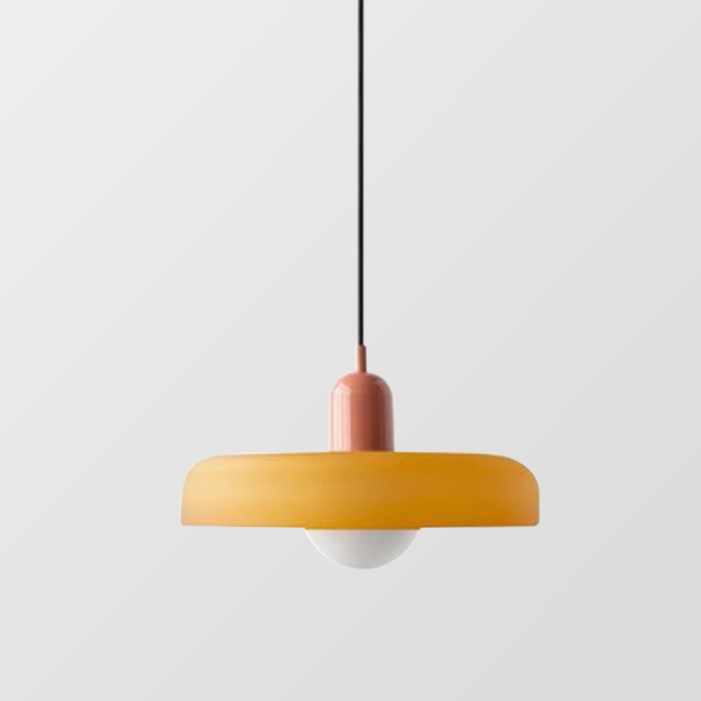 Moderne gekleurde plafondhanglamp, artistieke hanglamp