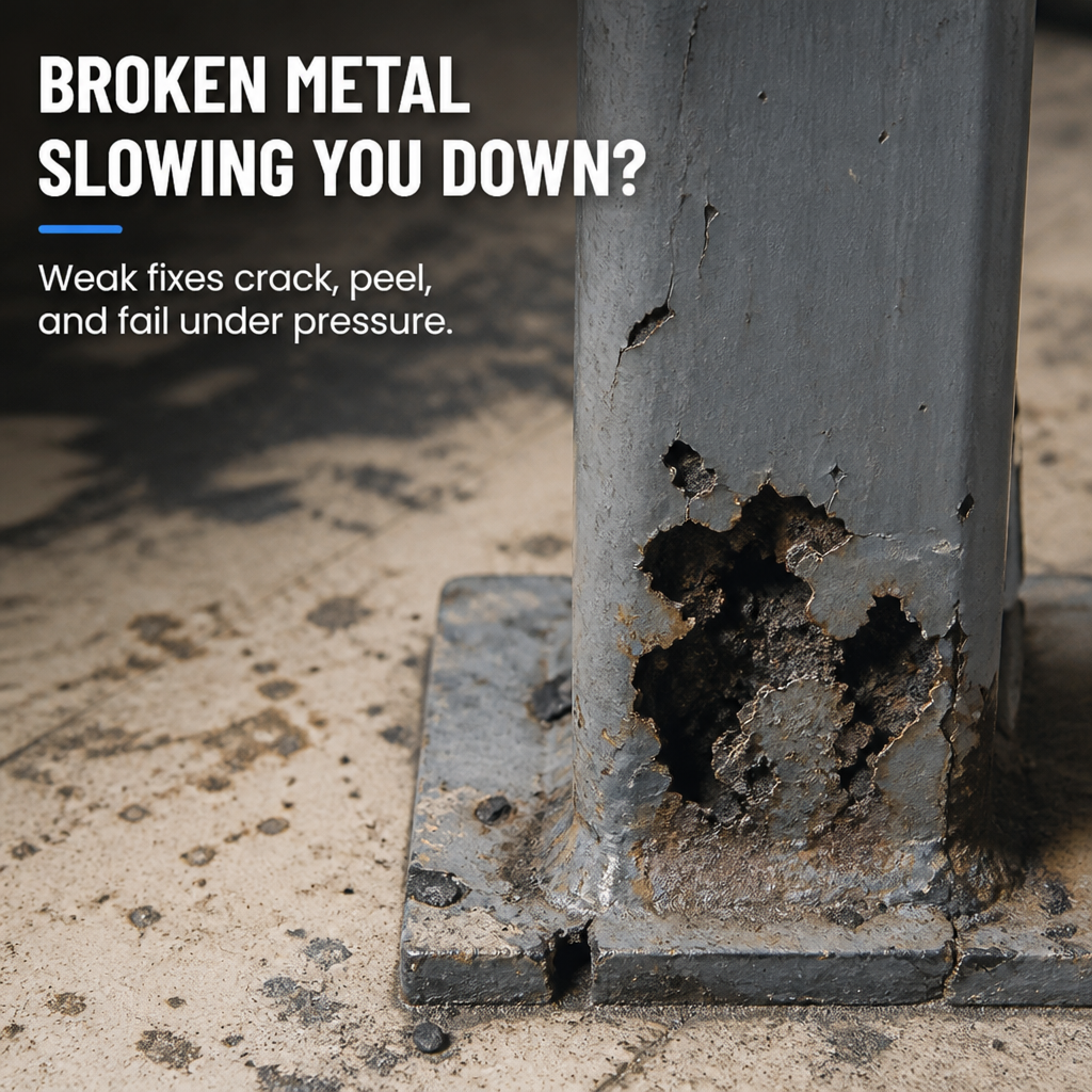 SteelBond | Erwecken Sie beschädigtes Metall mit sofortiger, unzerbrechlicher Festigkeit wieder zum Leben | ribuella