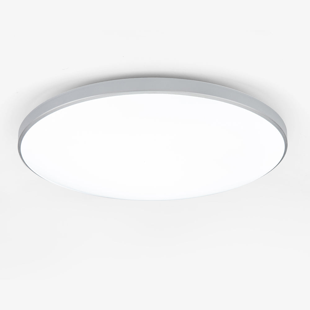 Moderne rund LED-loftslampe med tæt montering og cirkulært design