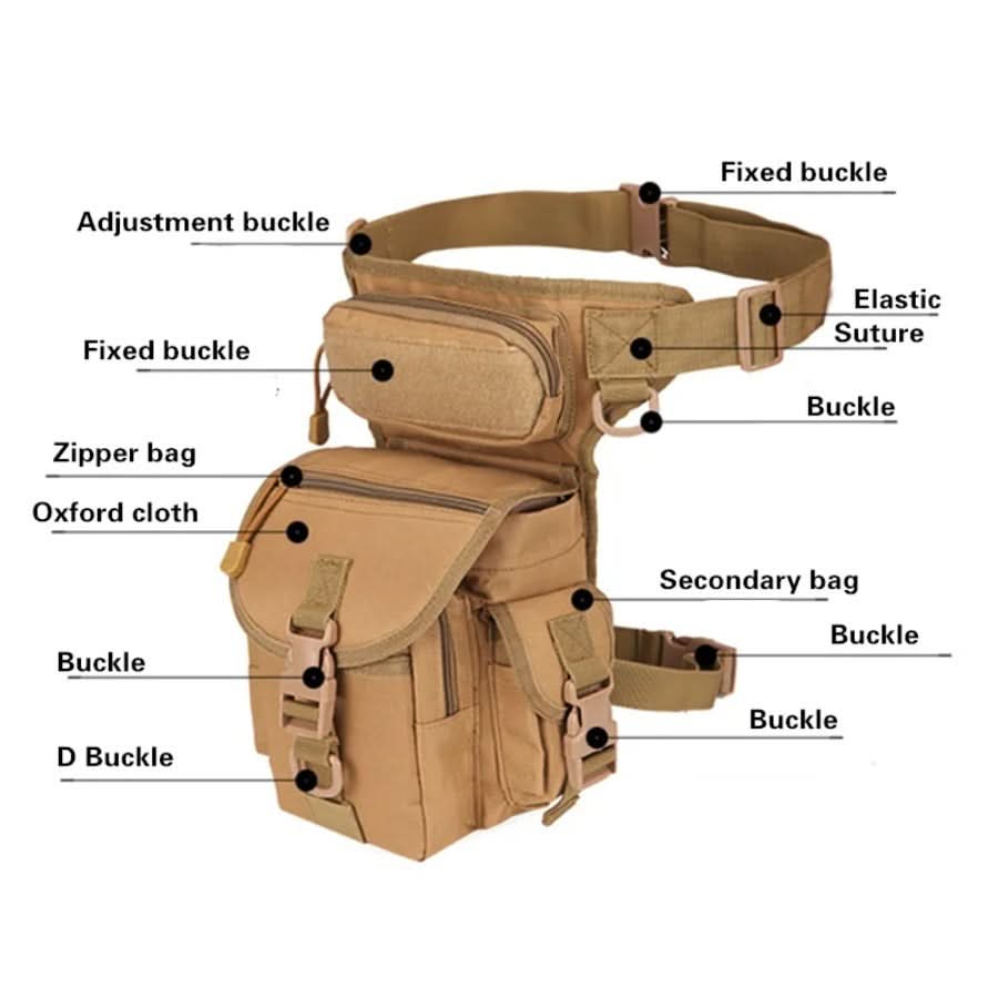 Tactical Waist Bag for Drop Leg Carry | ribuella