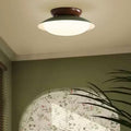 Plafonnier en forme de bol Aurora — luminaire rétro bicolore