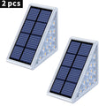 Set of 2 Stylish Solar Garden Step Lights for Outdoor Spaces | ribuella