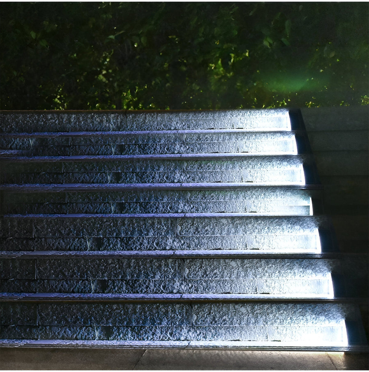 Set of 2 Stylish Solar Garden Step Lights for Outdoor Spaces | ribuella