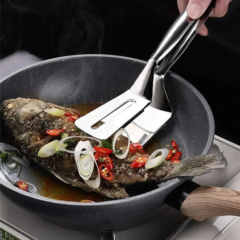 Reversible 2-in-1 Grabber Tool in Stainless Steel – Flip and Grasp | ribuella