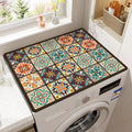 Alfombrilla para electrodomésticos con diseño de mandala - superficie protectora antipolvo y resistente a derrames