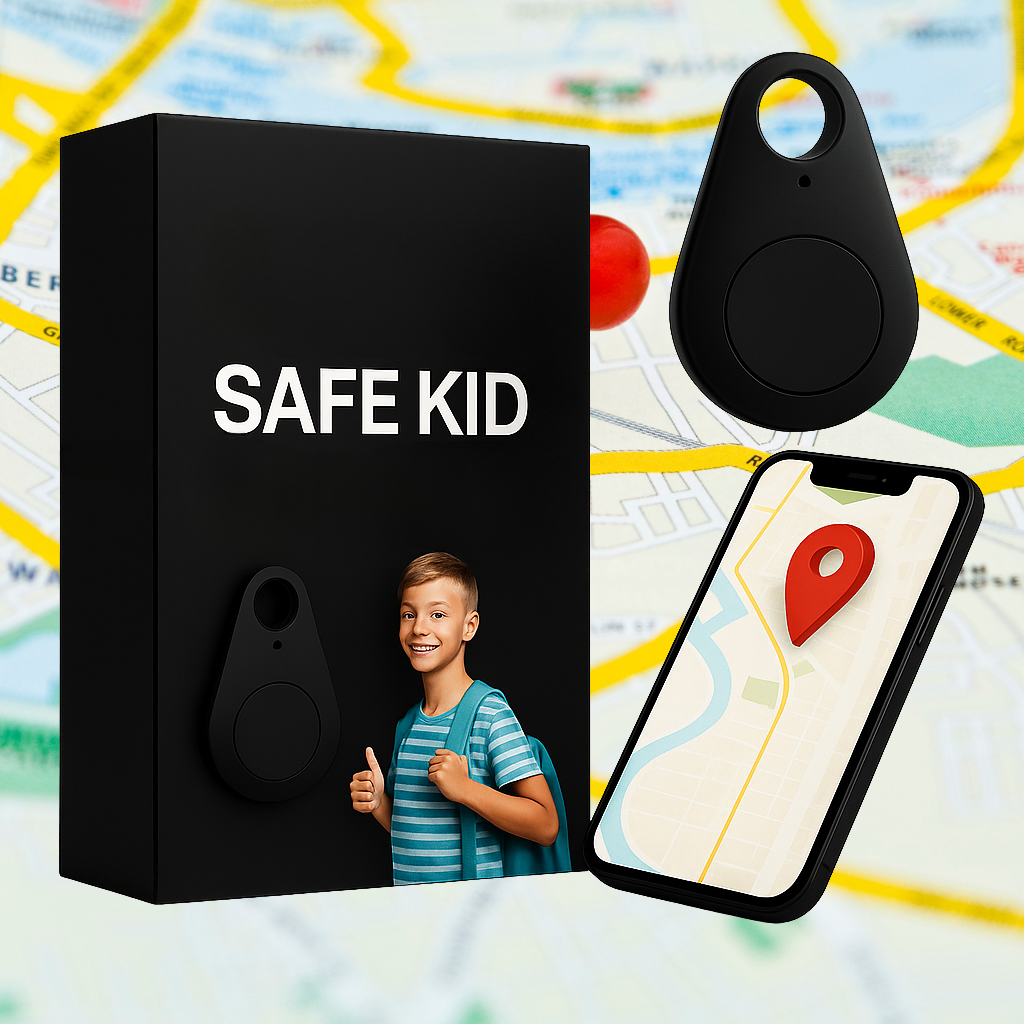 Real-Time GPS Child Locator — Waterproof Design And Compact Build