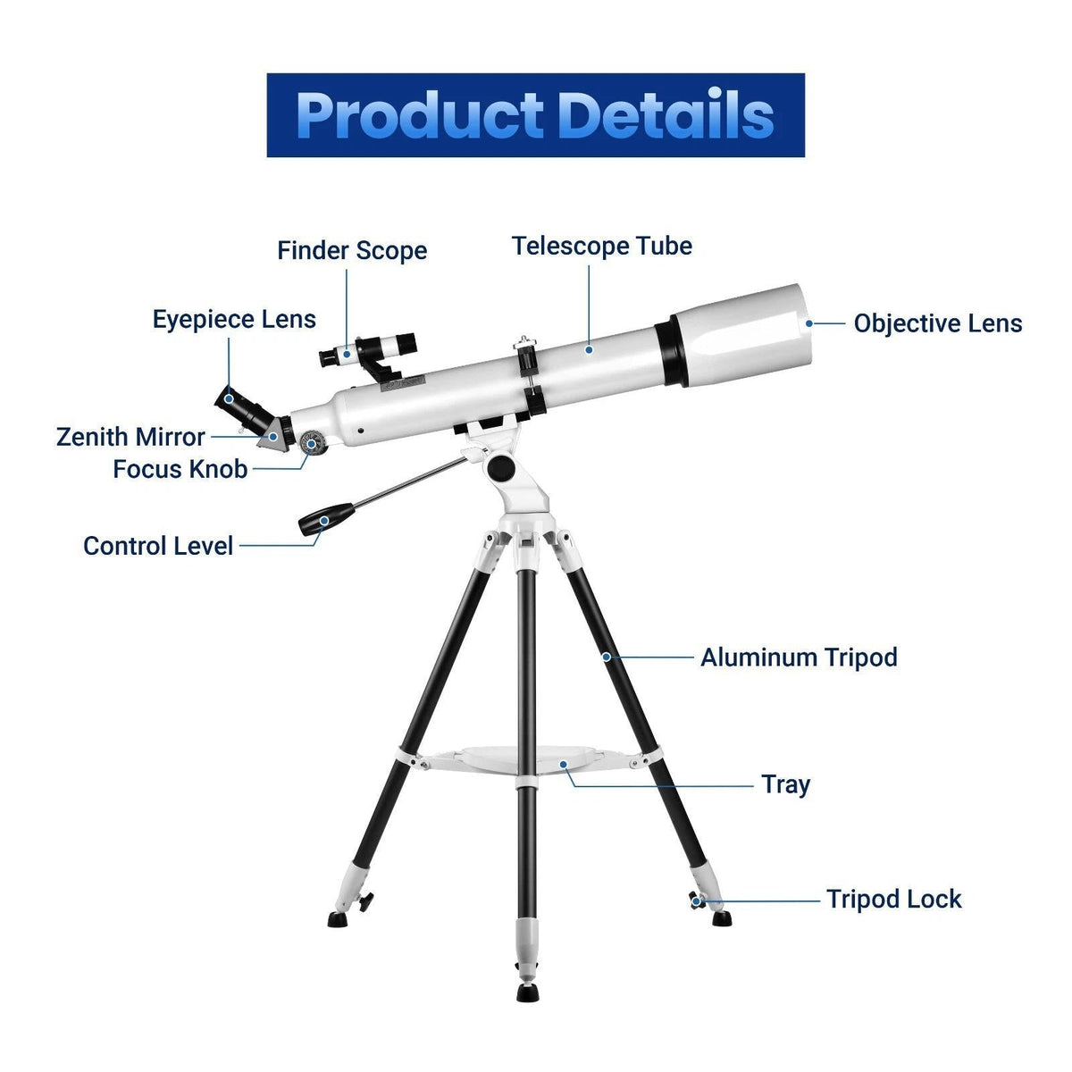 Starlight Explorer 210X Teleskop mit Stativ und App für Einsteiger | ribuella