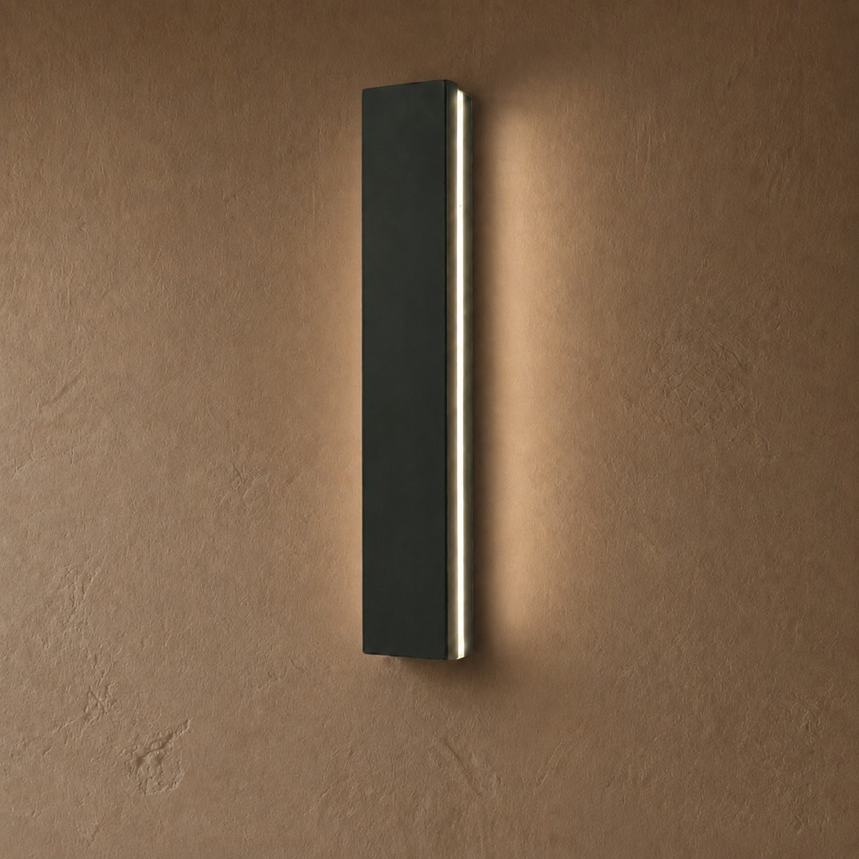 Minimalistisk utomhusvägglampa, väggmonterad i aluminium, LED med justerbar färgtemperatur, väderbeständig | ribuella