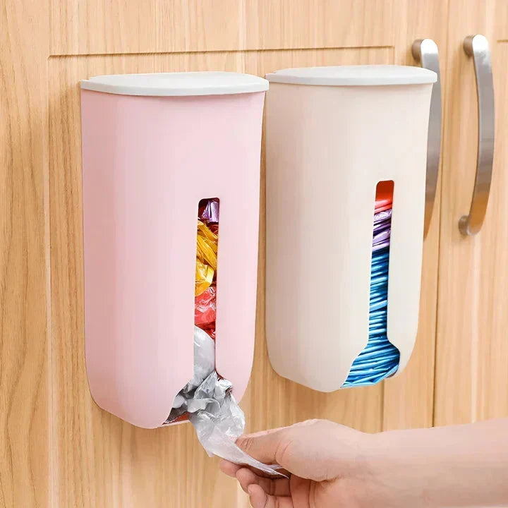 Storage Container for Plastic Bags – Wall-mounted, No Drilling Needed | ribuella