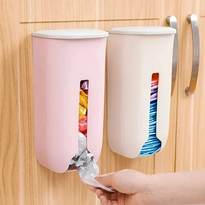 Storage Container for Plastic Bags – Wall-mounted, No Drilling Needed | ribuella