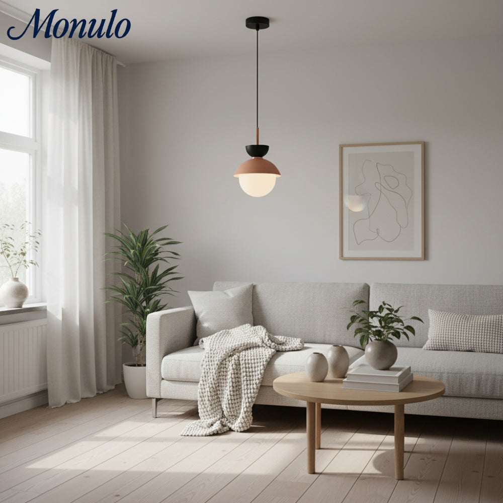 Frovela Minimalist Nordic Macaron Pendant Lamp — Rounded Form And Clean Surfaces