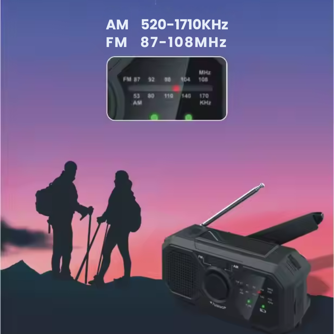 Ultimate Survival Radio – Solar and Hand Crank Power | ribuella