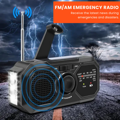 Ultimate Survival Radio – Solar and Hand Crank Power | ribuella